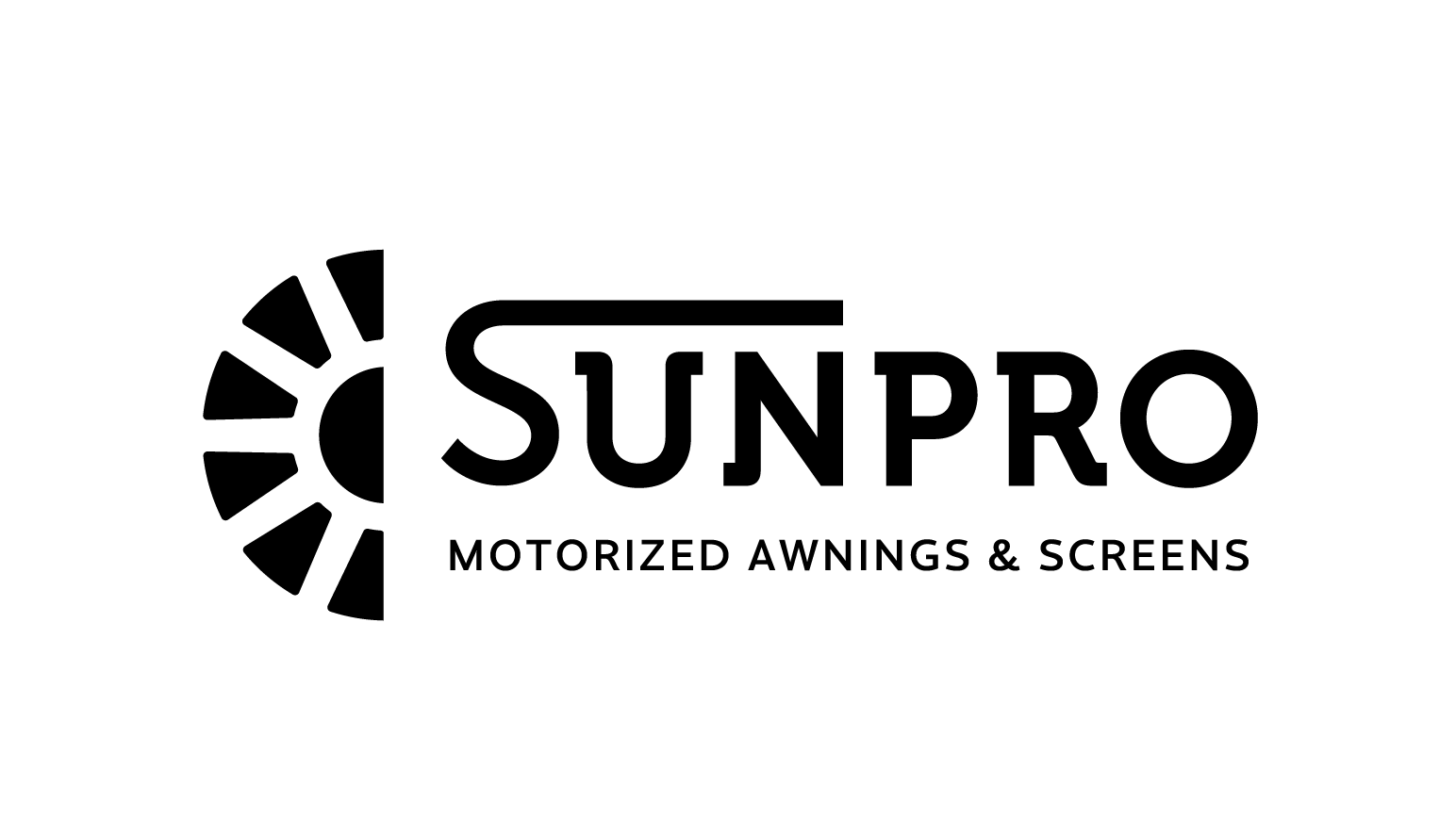 sunpro logo horizontal black